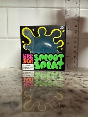 Nee Doh Sploot Splat Blue Stress Toy